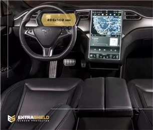 Tesla Model S 2012 - Attuale tachimetro digitale 12,3 ExtraShield Screeen Protector-MODEL S