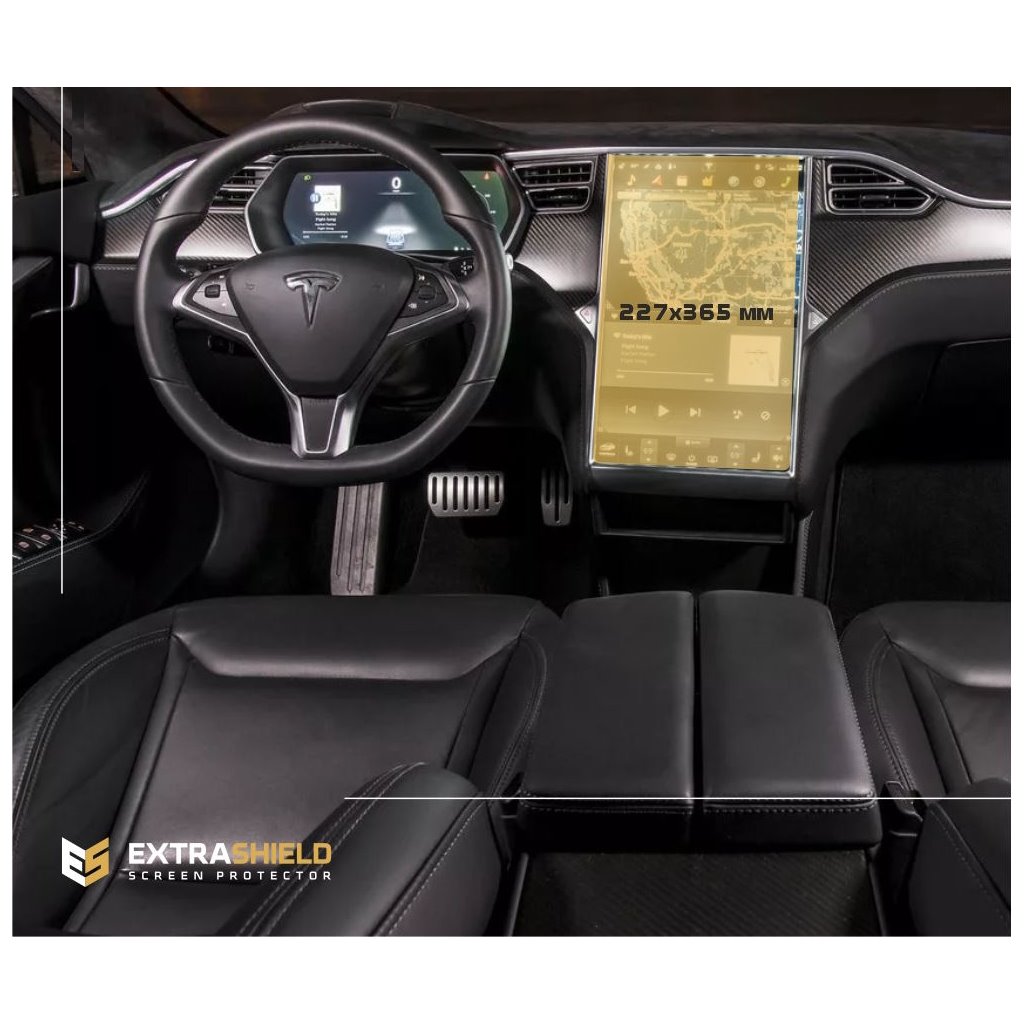 Tesla Model S 2012 - Attuale Multimedia 17 ExtraShield Screeen Protector-MODEL S