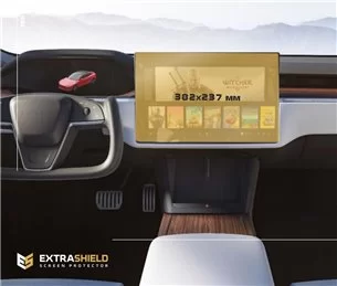 Tesla Model S 2021 - Attuale Multimedia 17 ExtraShield Screeen Protector-MODEL S
