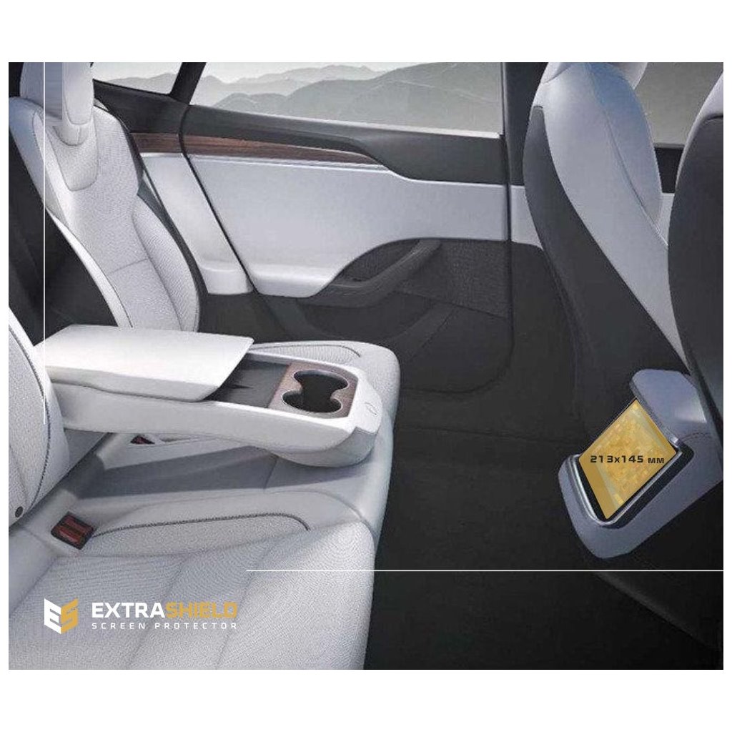 Tesla Model X 2021 - Presente aria condizionata posteriore ExtraShield Screeen Protector-MODEL X