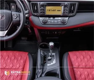 Toyota RAV4 2018 - Gegenwart Multimedia 6,5 ExtraShield Screeen Protector-RAV 4