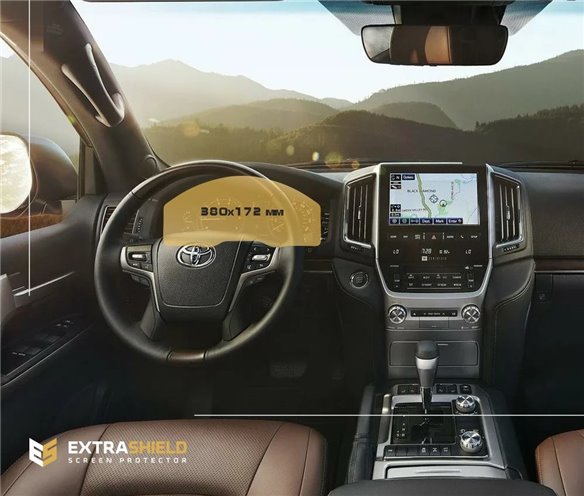 Toyota Land Cruiser 200 2015 - attuale Tachimetro Digitale ExtraShield Screeen Protector-LAND CRUISER Toyota Land Cruiser 200 2015 - attuale Tachimetro Digitale ExtraShield Screeen Protector-LAND CRUISER