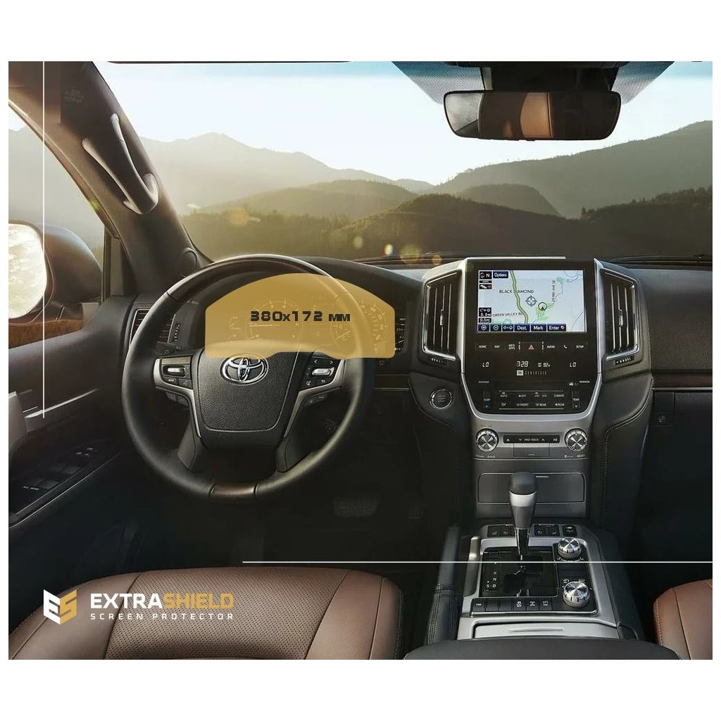 Toyota Land Cruiser 200 2015 - attuale Tachimetro Digitale ExtraShield Screeen Protector-LAND CRUISER Toyota Land Cruiser 200 2015 - attuale Tachimetro Digitale ExtraShield Screeen Protector-LAND CRUISER