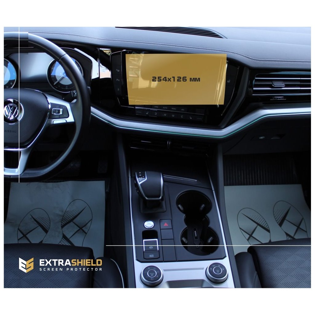 Volkswagen Touareg (CR) 2018 - Present Multimedia 9 ExtraShield Screeen Protector-Touareg III (Typ CR) Volkswagen Touareg (CR) 2018 - Present Multimedia 9 ExtraShield Screeen Protector-Touareg III (Typ CR)
