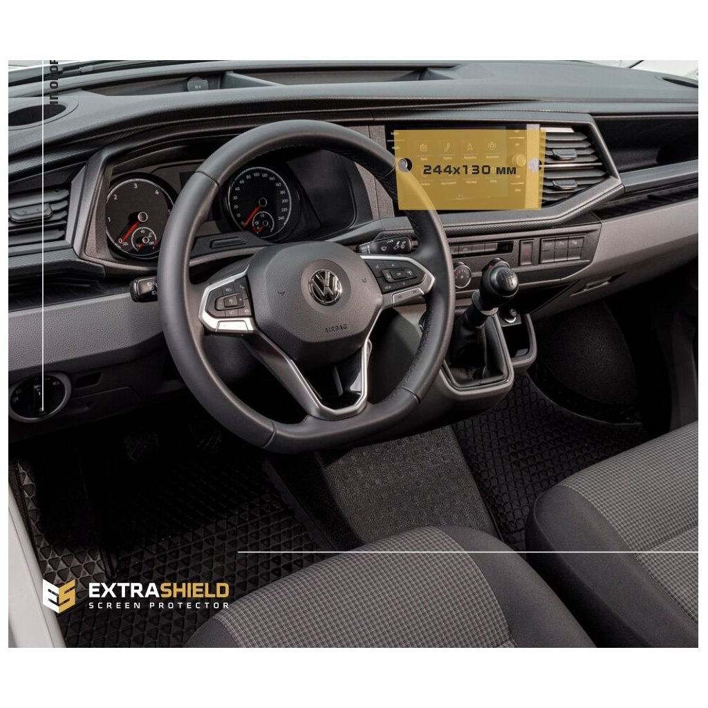 Volkswagen Transporter 6.1 2015 - 2019 Compilazione multimediale colore 6,5 ExtraShield Screeen Protector-TRANSPORTER T4 T5 T6