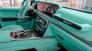 Brabus Tiffany Interior upholstery trim remanufacture for Mercedes Benz W463A G-Class-Interior Style 2