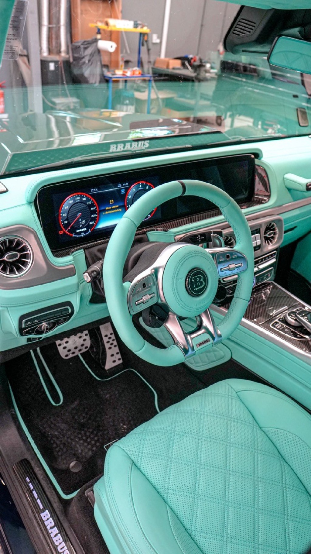 Brabus Tiffany Interior upholstery trim remanufacture for Mercedes Benz W463A G-Class-Interior Style