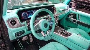 Brabus Tiffany Interior upholstery trim remanufacture for Mercedes Benz W463A G-Class-Interior Style