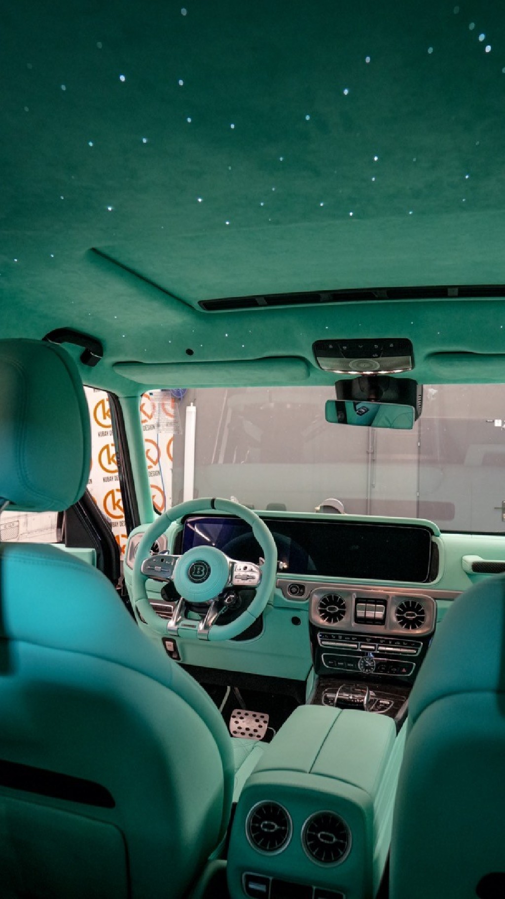 Brabus Tiffany Interior upholstery trim remanufacture for Mercedes Benz W463A G-Class-Interior Style