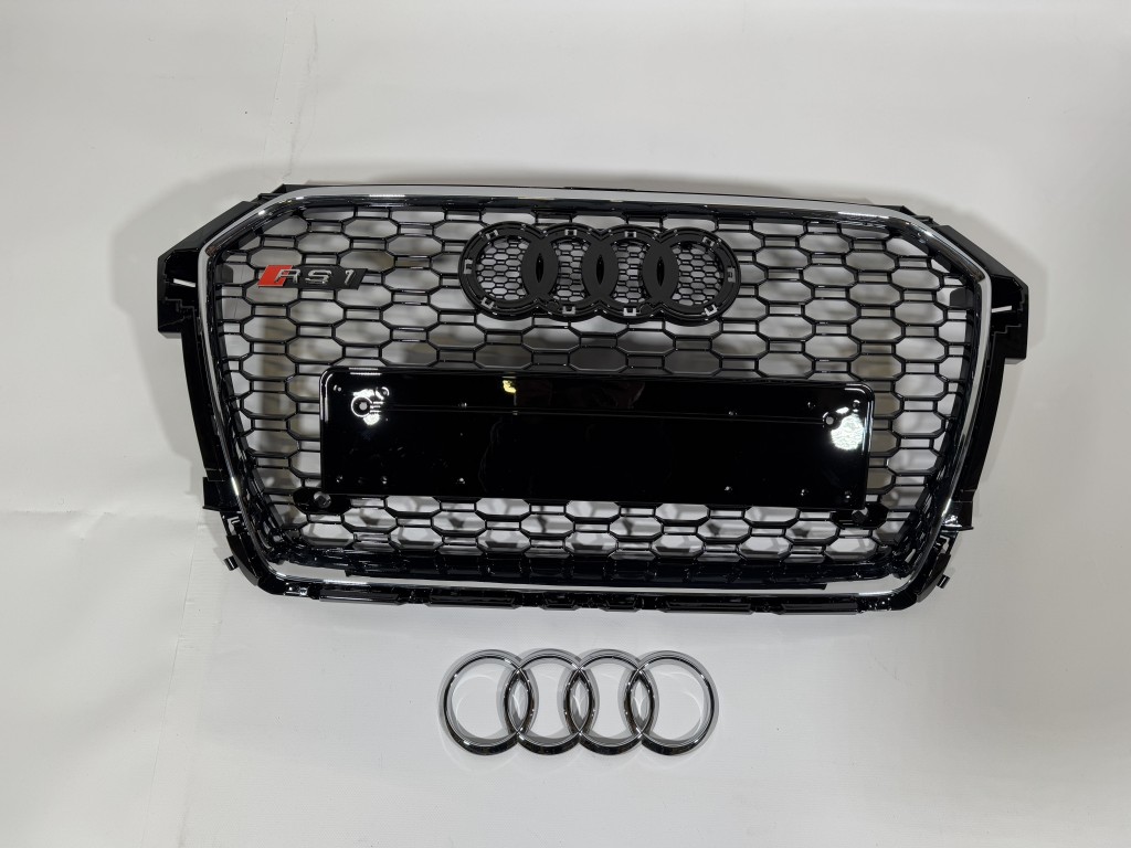 For Audi A1 2015-2018 Audi RS-Style Front Grille chrome-Home
