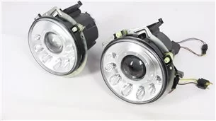 Headlight (chrome) Mansory style, small (1pc) Mercedes W463 1979-2018-Lighting Elements 2