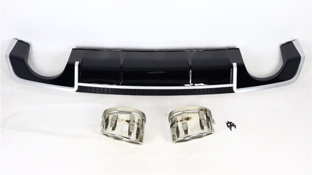 Audi RS3 Heckdiffusor mit Auspuffblenden für Audi A3 2012-2015 Limousine-A3 Audi RS3 Heckdiffusor mit Auspuffblenden für Audi A3 2012-2015 Limousine-A3