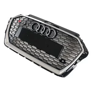 Audi RS3 Frontstoßstange Kühlergrill für Audi A3 2016-2020 Limousine schwarz chrom-A3 2