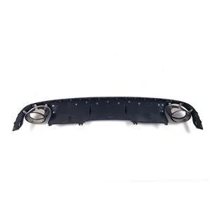 Audi RS4 rear diffuser with exhaust tips for Audi A4 2015-2019-A4 2