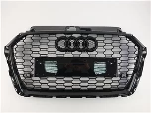 Audi RS3 Frontstoßstange Kühlergrill für Audi A3 2016-2020 schwarz-A3
