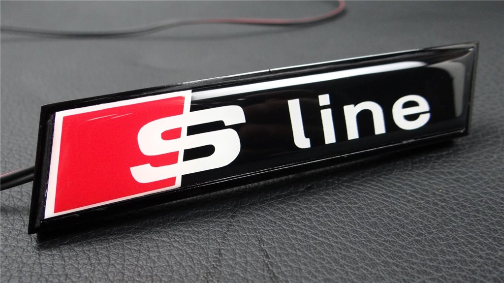 Audi front grille LED logo-Logo-Decals Audi front grille LED logo-Logo-Decals