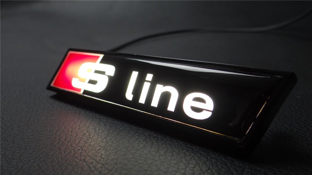 Audi front grille LED logo-Logo-Decals Audi front grille LED logo-Logo-Decals