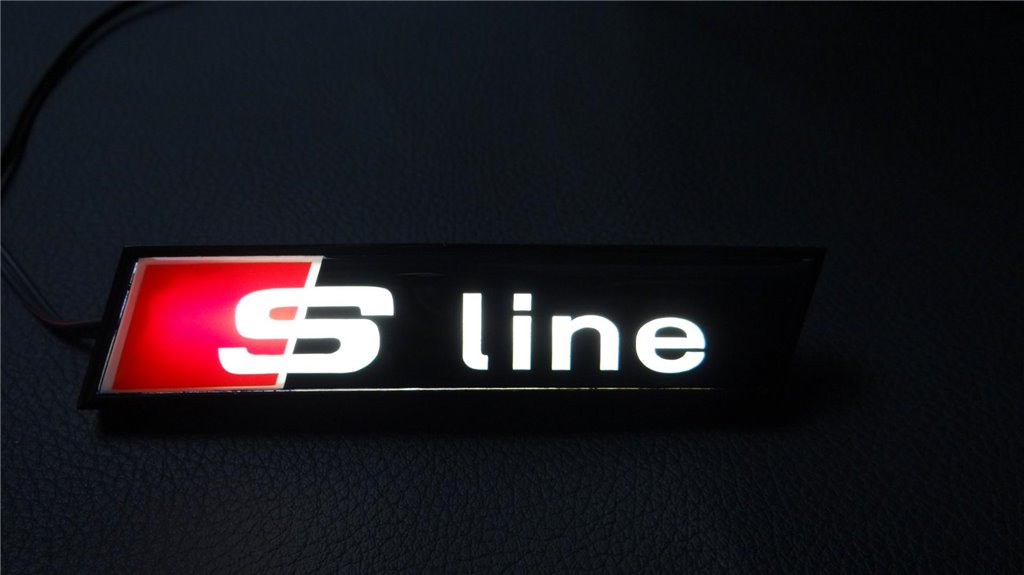 Audi front grille LED logo-Logo-Decals Audi front grille LED logo-Logo-Decals