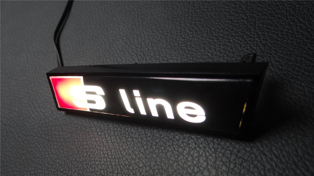 Audi front grille LED logo-Logo-Decals Audi front grille LED logo-Logo-Decals
