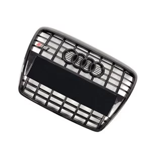 Audi S6 BLACK front bumper radiator grille for Audi A6 2008 - 2011-A6 2008-2011 2