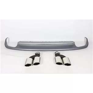 Audi S-line S6 rear diffuser with exhaust tips for Audi A6 2012-2015-A6 2012-2015 2