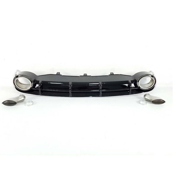 Audi RS6 rear diffuser with exhaust tips for Audi A6 2012-2015-A6 2012-2015 Audi RS6 rear diffuser with exhaust tips for Audi A6 2012-2015-A6 2012-2015