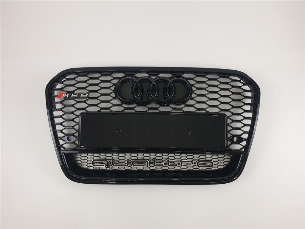 Audi RS6 nero QUATTRO griglia paraurti anteriore per Audi A6 2012-2015-A6 2012-2015 Audi RS6 nero QUATTRO griglia paraurti anteriore per Audi A6 2012-2015-A6 2012-2015