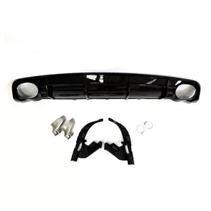 Audi RS6 Heckdiffusor mit Auspuffblenden für Audi A6 2016-2018-A6 2016-2017