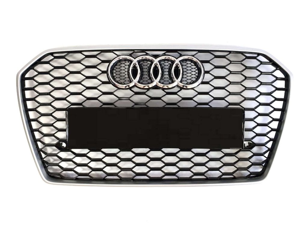 Audi RS6 Frontstoßstange Kühlergrill Chrom für Audi A6 2016-2018-A6 2016-2017 Audi RS6 Frontstoßstange Kühlergrill Chrom für Audi A6 2016-2018-A6 2016-2017