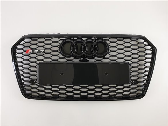 Audi RS7 Black front bumper radiator grille for Audi A7 2014-2017-A7 2016-2018 Audi RS7 Black front bumper radiator grille for Audi A7 2014-2017-A7 2016-2018