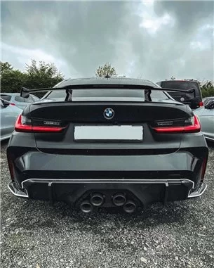 REAR BUMPER G80 M3 PERFORMANCE LOOK WITH EXHAUST FOR BMW G20-G20 M3 2