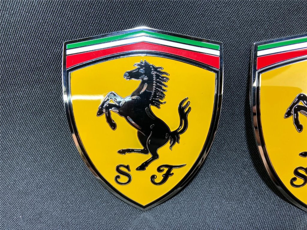 für Ferrari 360 Modena Gelbe Säule Metallic Embleme Abzeichensatz 65921900-Ferrari 360