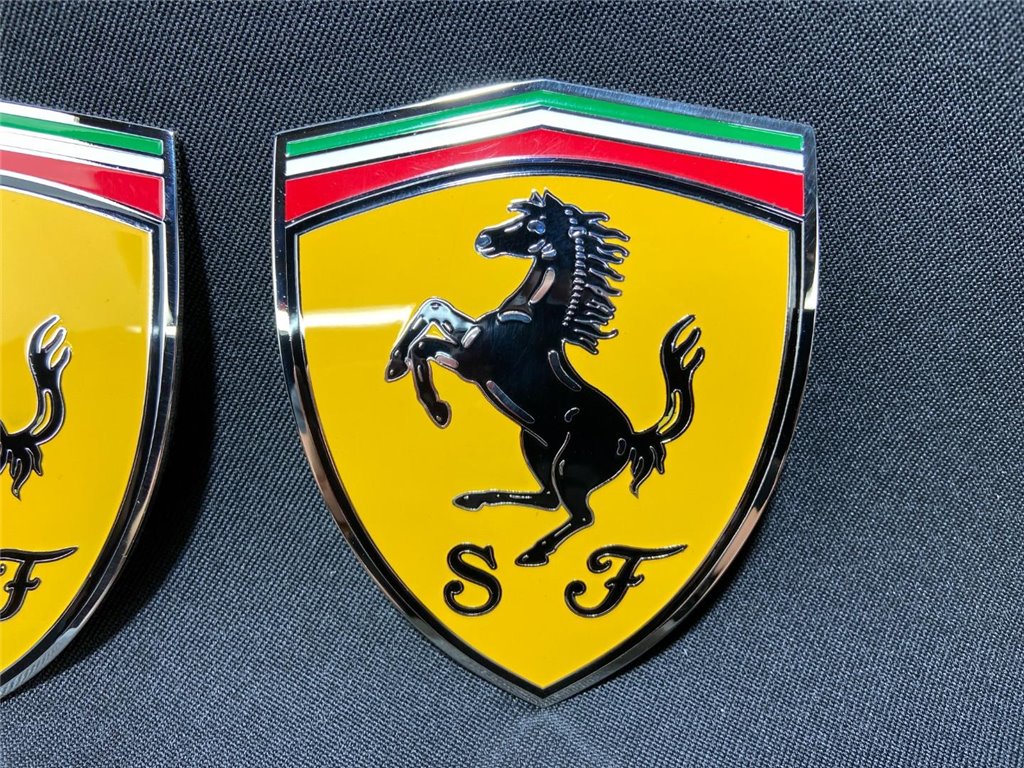 für Ferrari 360 Modena Gelbe Säule Metallic Embleme Abzeichensatz 65921900-Ferrari 360