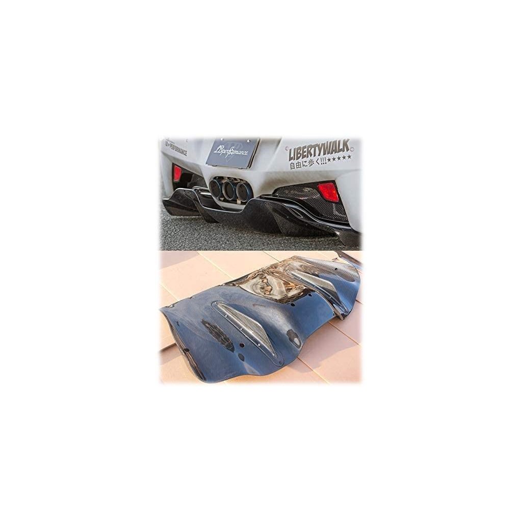 Ferrari 458 Italia Liberty Walk Rear Bumper Diffuser Carbon Fiber Replacement Performance New-Ferrari 458 Ferrari 458 Italia Liberty Walk Rear Bumper Diffuser Carbon Fiber Replacement Performance New-Ferrari 458