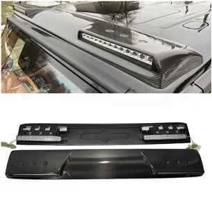 Carbon fiber front roof spoiler with LEDs for Mercedes W463A W464-Lighting Elements