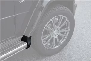 Carbon fiber side steps corner flaps edges for Mercedes-Benz W463a W464-Body Parts 2