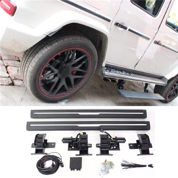 Electric running boards short side steps for Mercedes-Benz W463A W464 G-Class-Decorative and Functional Accessories Electric running boards short side steps for Mercedes-Benz W463A W464 G-Class-Decorative and Functional Accessories