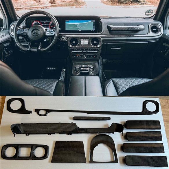 Kohlefaser-Interieur-Paket für Mercedes G-Klasse W463A-Interieur Stil Kohlefaser-Interieur-Paket für Mercedes G-Klasse W463A-Interieur Stil