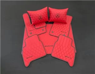 RED AMG Floor Mats for Mercedes-Benz W463A-Interior Style