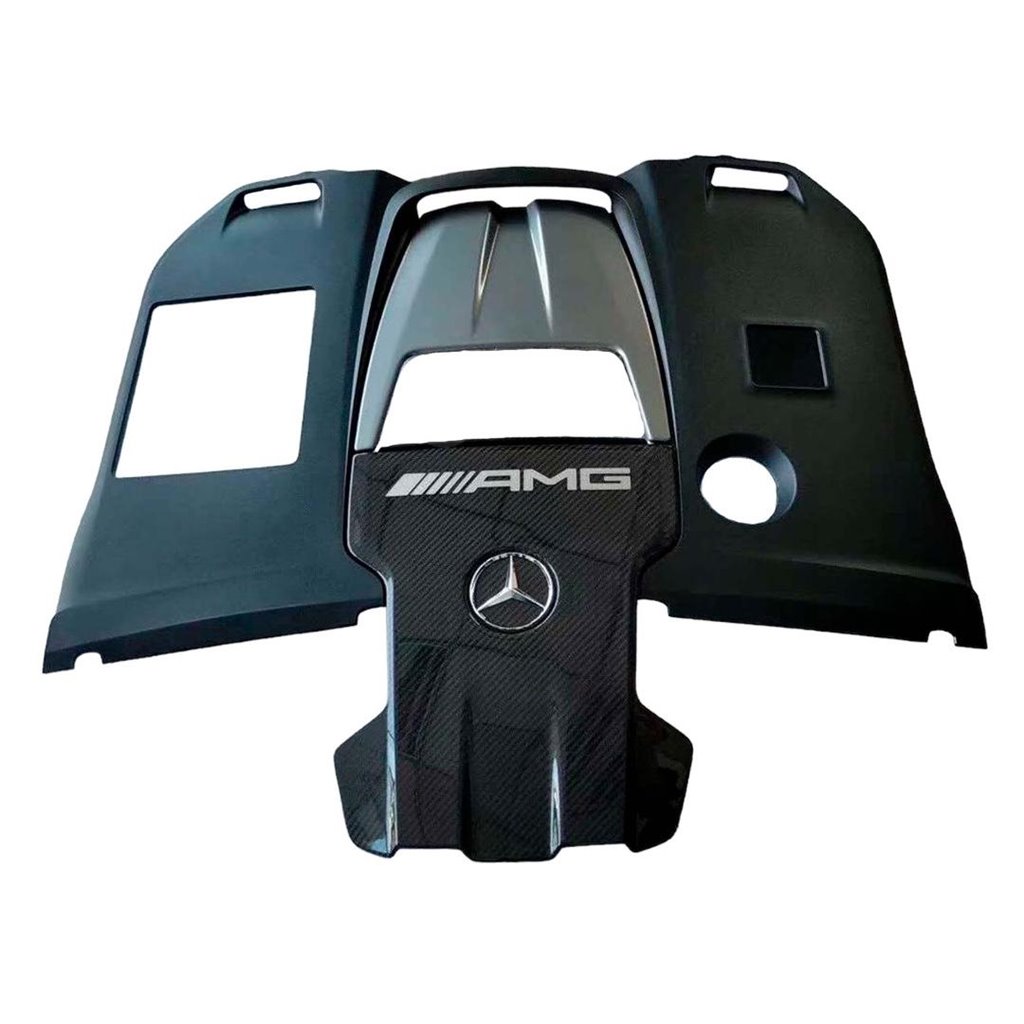 Carbon fiber AMG engine cover central part for AMG Mercedes-Benz W463A W464 G-Wagon G-Class G63-Decorative and Functional Access Carbon fiber AMG engine cover central part for AMG Mercedes-Benz W463A W464 G-Wagon G-Class G63-Decorative and Functional Access