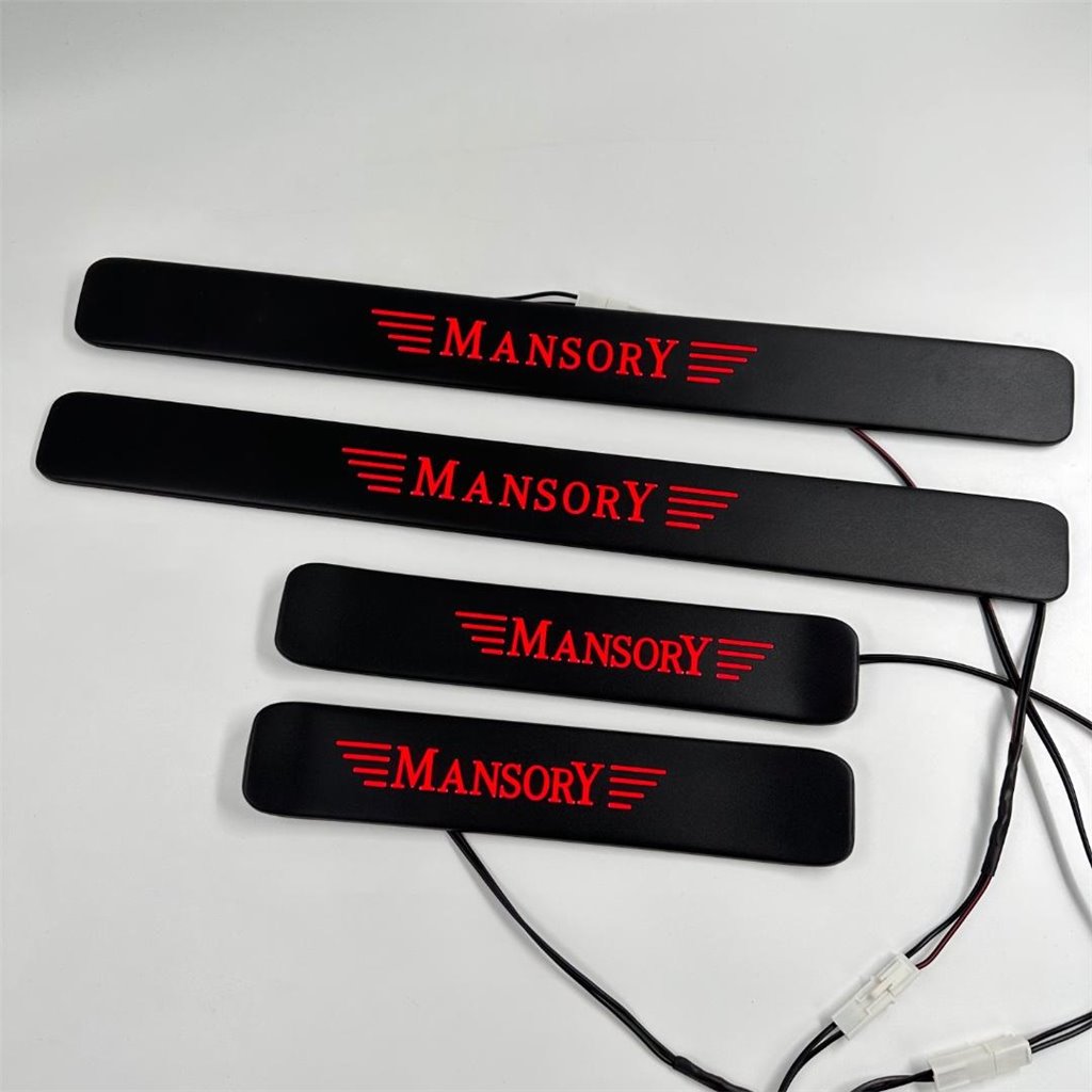 Mansory RED LED illuminato soglie porta 4 pezzi per Mercedes-Benz W463A W464 Classe G-Elementi di illuminazione Mansory RED LED illuminato soglie porta 4 pezzi per Mercedes-Benz W463A W464 Classe G-Elementi di illuminazione