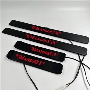 Mansory RED LED Illuminated Door Sills 4 pcs for Mercedes-Benz W463A W464 G-Class-Lighting Elements 2