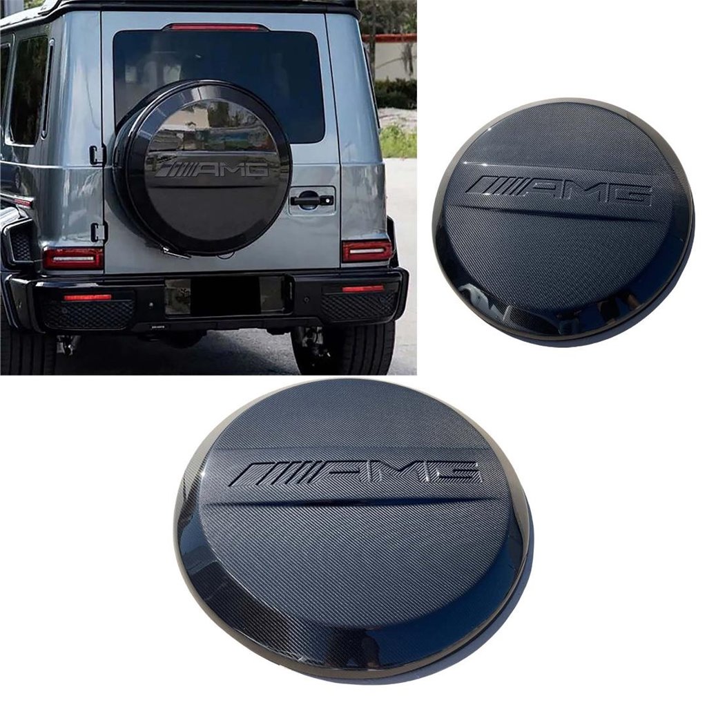 Copriruota di scorta AMG in fibra di carbonio per Mercedes-Benz G-Wagon W463A W464-Parti del corpo