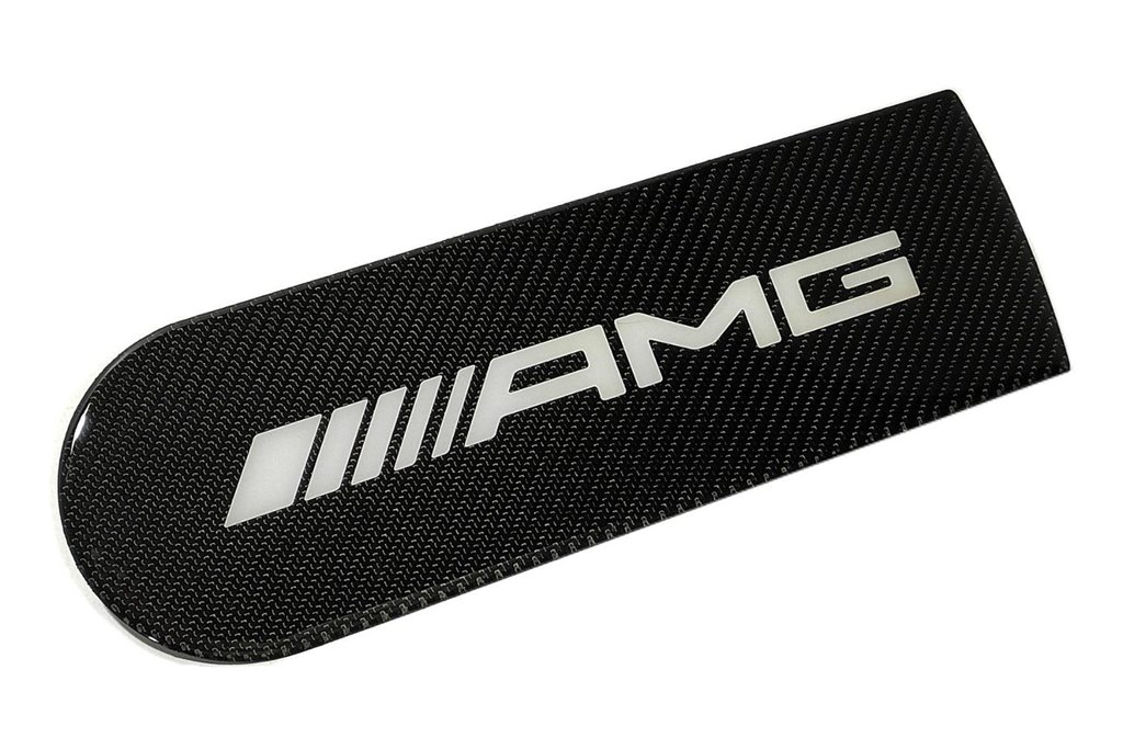 Carbon fiber badge emblem logo for rear spare tire wheel cover AMG Mercedes-Benz W463A W464 G-Class G-Wagon-Logos and Emblems