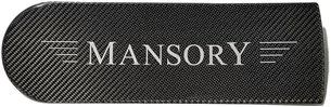 Carbon Fiber Badge Emblem Logo For Rear Spare Tire Wheel Cover Mansory Mercedes-benz W463a W464 G-class G-wagon-Logos and Emblem 2