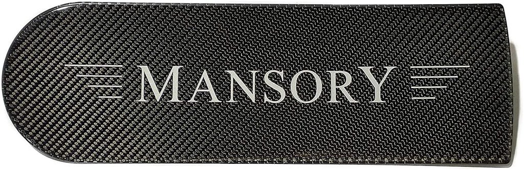 Stemma in fibra di carbonio logo per copriruota di scorta posteriore Mansory Mercedes-benz W463a W464 Classe G G-Wagen-Loghi ed 