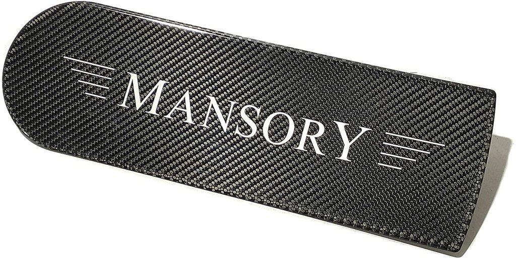 Stemma in fibra di carbonio logo per copriruota di scorta posteriore Mansory Mercedes-benz W463a W464 Classe G G-Wagen-Loghi ed 