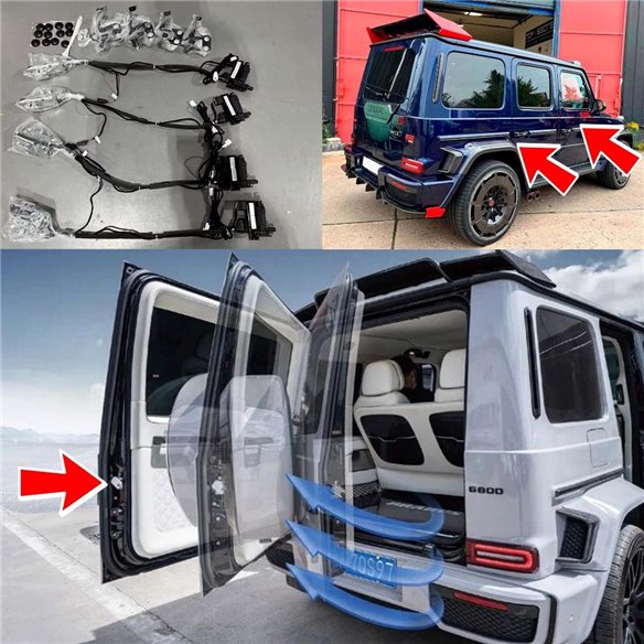 Door lock soft closer for Mercedes-Benz W463A W464 G class G350 G500 G550 G55 G63-Interior Style
