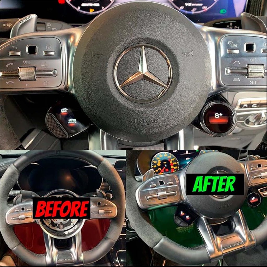 Steering wheel OLED switch control buttons for Mercedes-Benz W463A W464-Interior Style