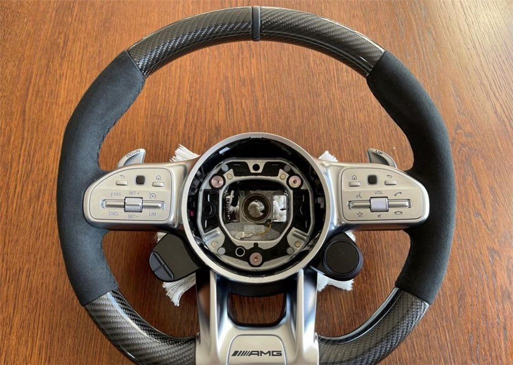 Steering wheel OLED switch control buttons for Mercedes-Benz W463A W464-Interior Style